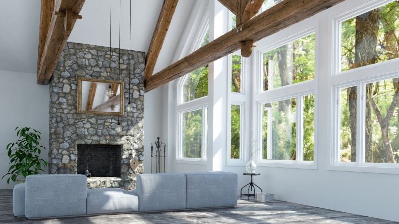Large Picture Window in a Living Room